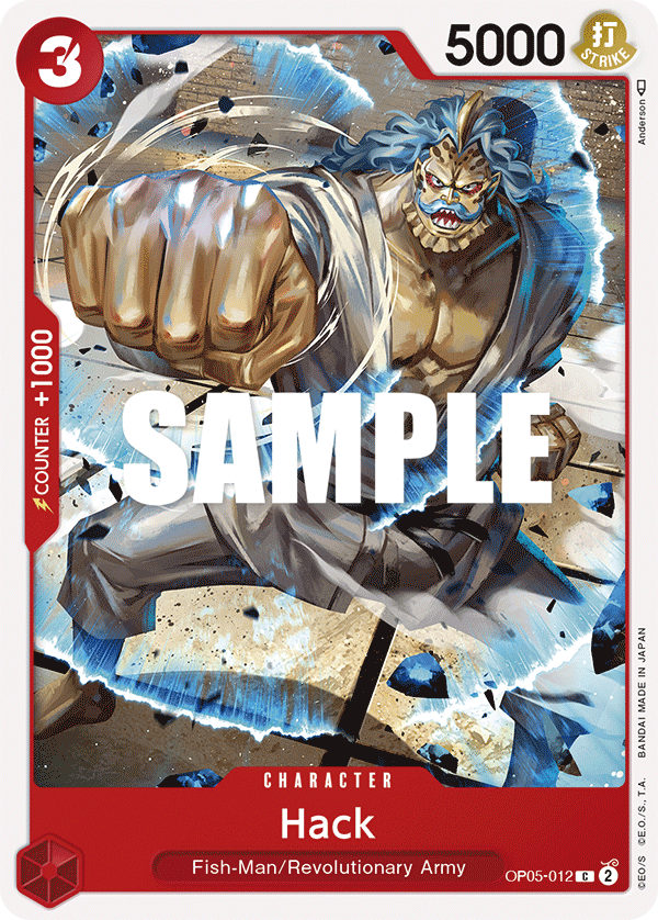Hack OP05-012 One Piece Card Game