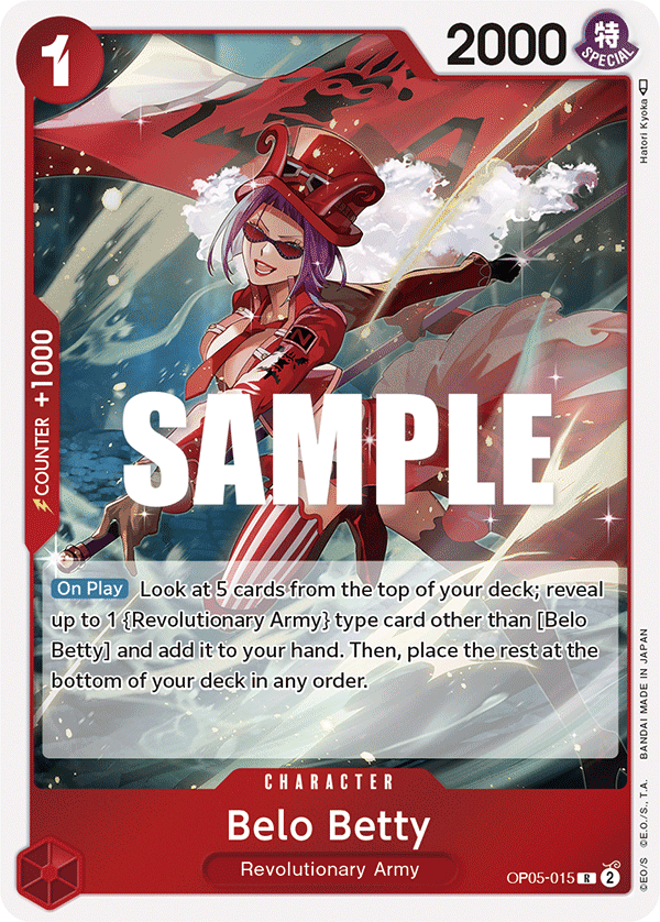 Belo Betty OP05-015 One Piece Card Game
