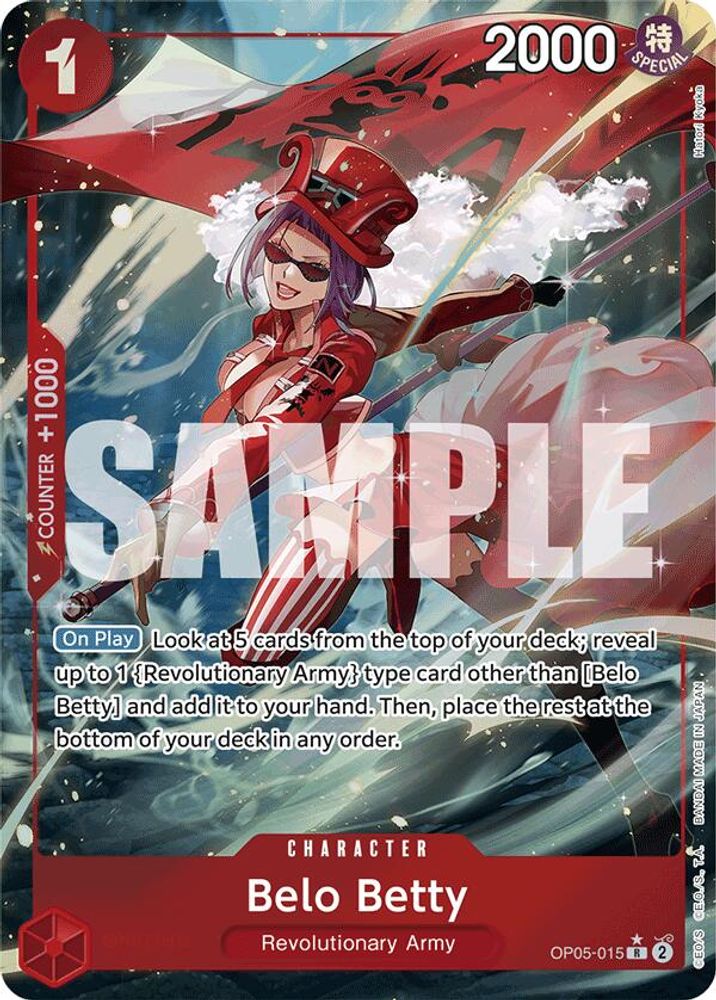Belo Betty [Full Art PRB01] OP05-015 One Piece Card Game