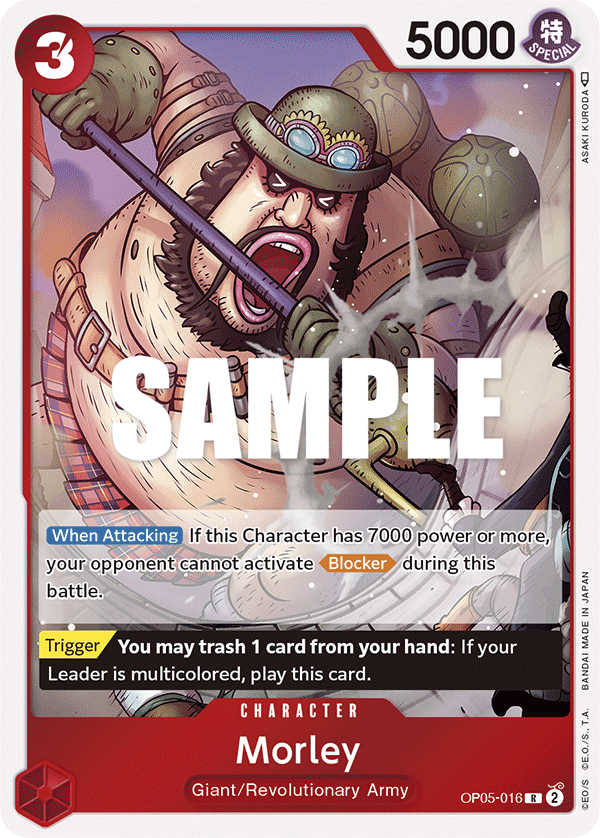 Morley OP05-016 One Piece Card Game