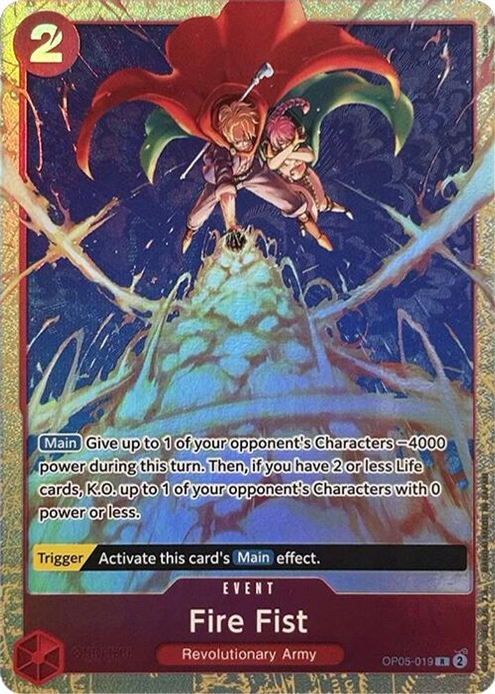 Fire Fist [Best Selection] OP05-019 One Piece Card Game