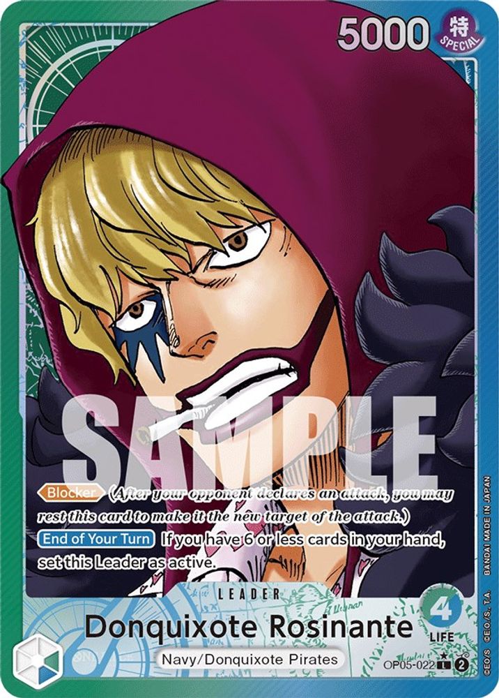 Donquixote Rosinante [Alternate Art] OP05-022 One Piece Card Game
