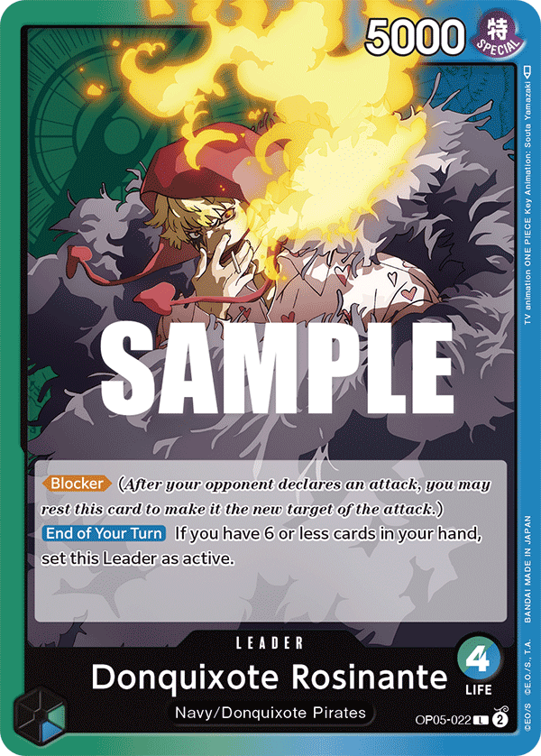 Donquixote Rosinante [SP] JP OP05-022 One Piece Card Game