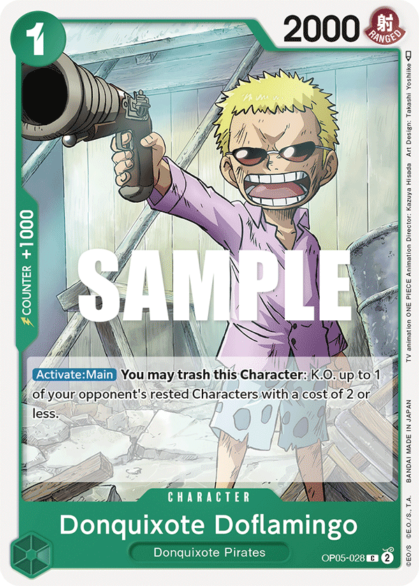 Donquixote Doflamingo OP05-028 One Piece Card Game