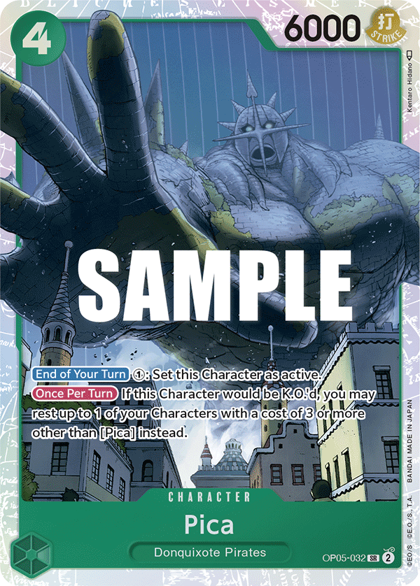 Pica [Alternate Art] JP OP05-032 One Piece Card Game