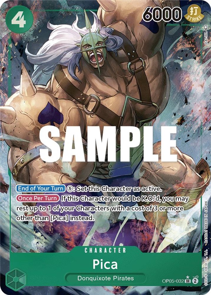 Pica [Alternate Art] OP05-032 One Piece Card Game