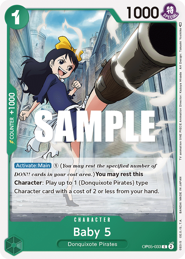 Baby 5 OP05-033 One Piece Card Game