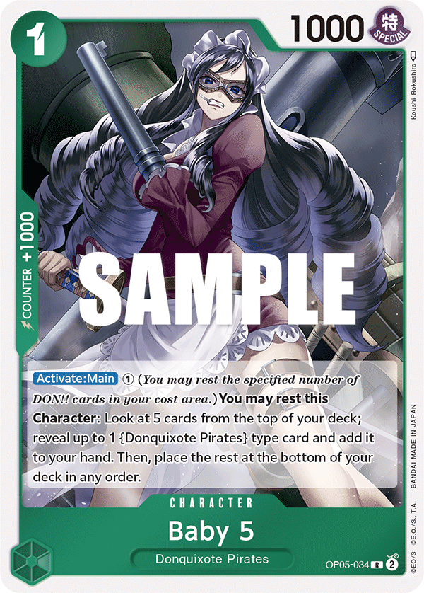 Baby 5 OP05-034 One Piece Card Game
