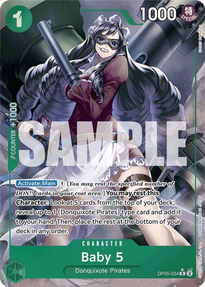 Baby 5 [Full Art PRB01] OP05-034 One Piece Card Game