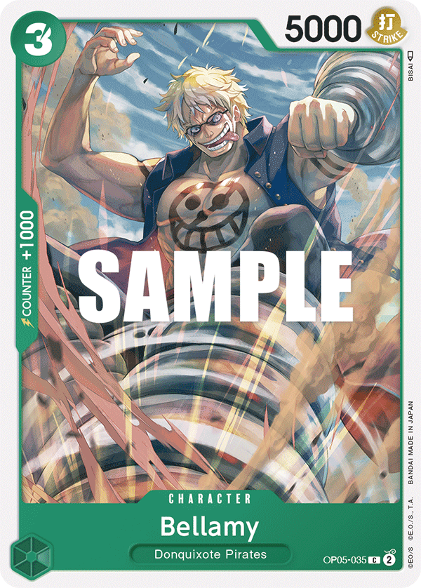 Bellamy OP05-035 One Piece Card Game