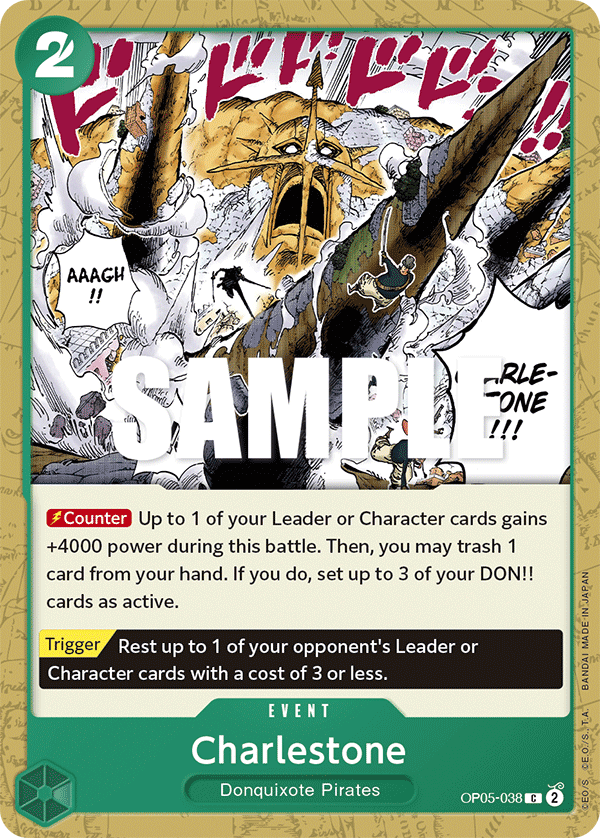 Charlestone OP05-038 One Piece Card Game