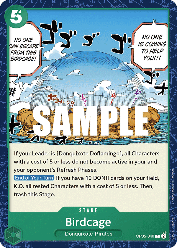 Birdcage OP05-040 One Piece Card Game