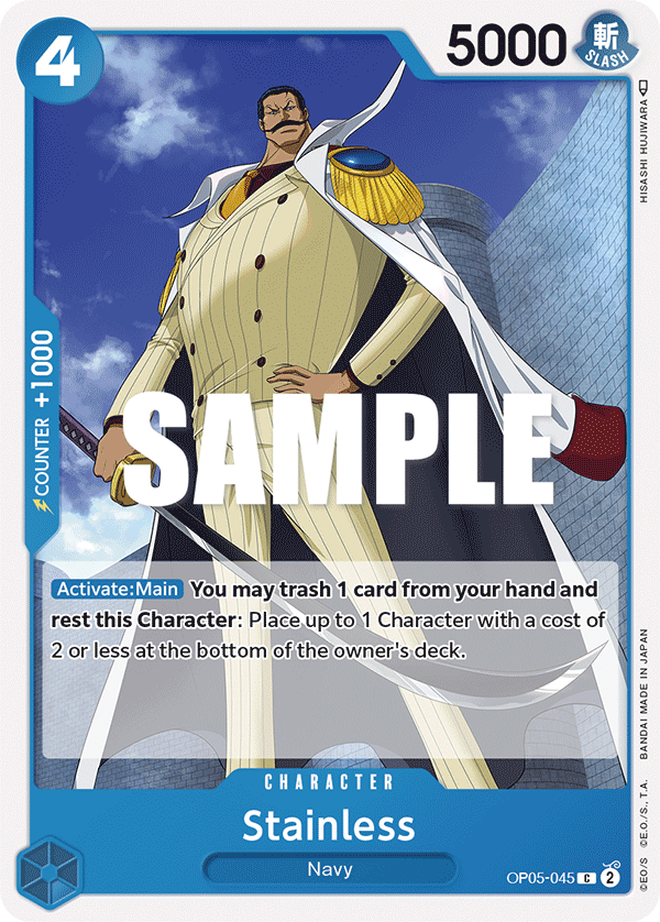 Stainless OP05-045 One Piece Card Game