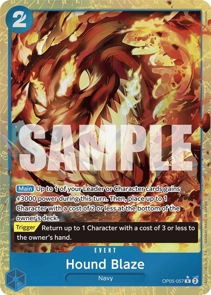 Hound Blaze [Alternate Art PRB01] OP05-057 One Piece Card Game
