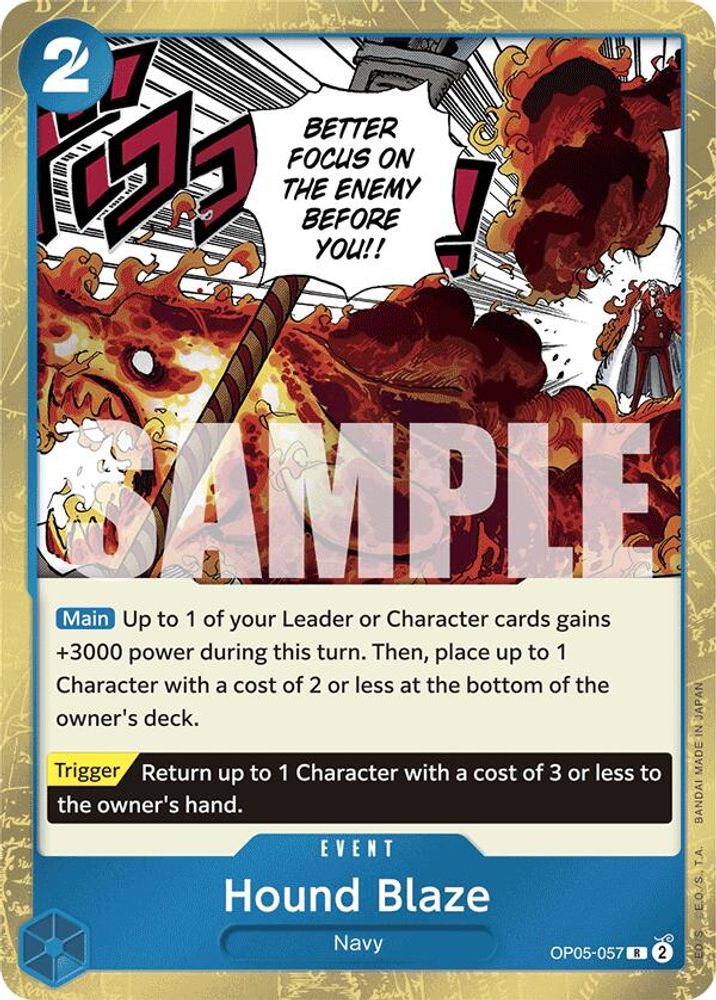 Hound Blaze [Jolly Roger PRB01] OP05-057 One Piece Card Game