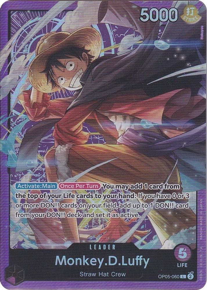 Monkey.D.Luffy [Sound Loader] OP05-060 One Piece Card Game