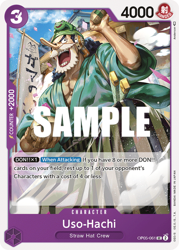 Uso-Hachi OP05-061 One Piece Card Game