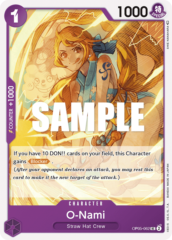 O-Nami OP05-062 One Piece Card Game