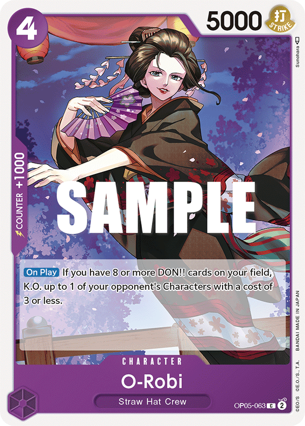 O-Robi OP05-063 One Piece Card Game