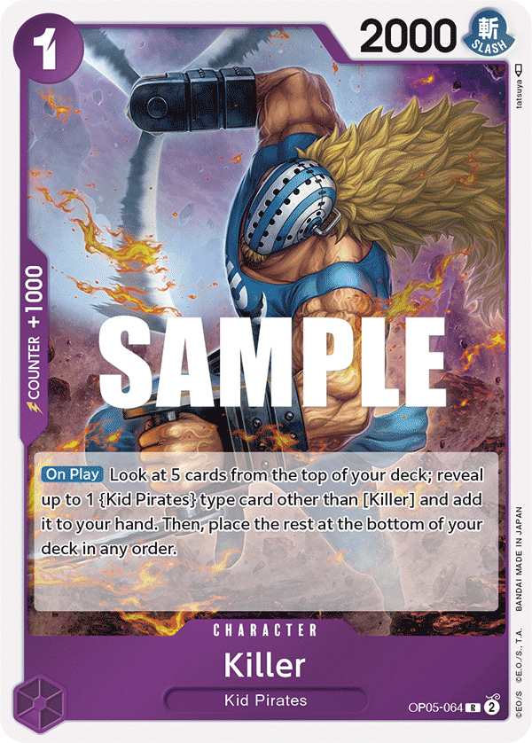 Killer OP05-064 One Piece Card Game