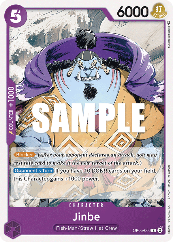 Jinbe OP05-066 One Piece Card Game