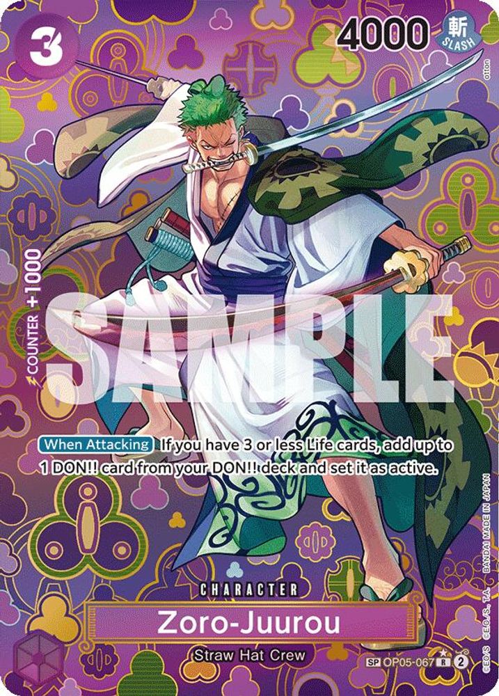 Zoro-Juurou [SP Foil] OP05-067 One Piece Card Game