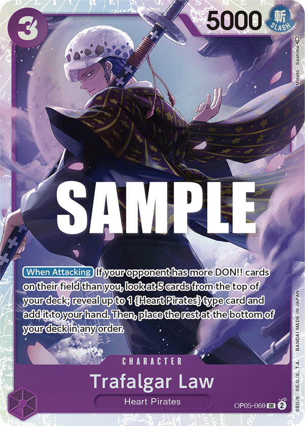 Trafalgar Law OP05-069 One Piece Card Game
