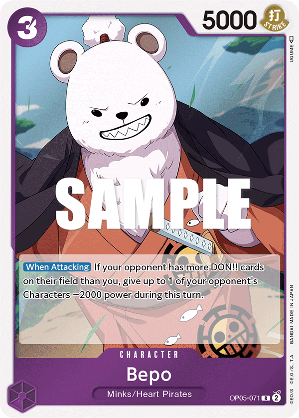 Bepo OP05-071 One Piece Card Game
