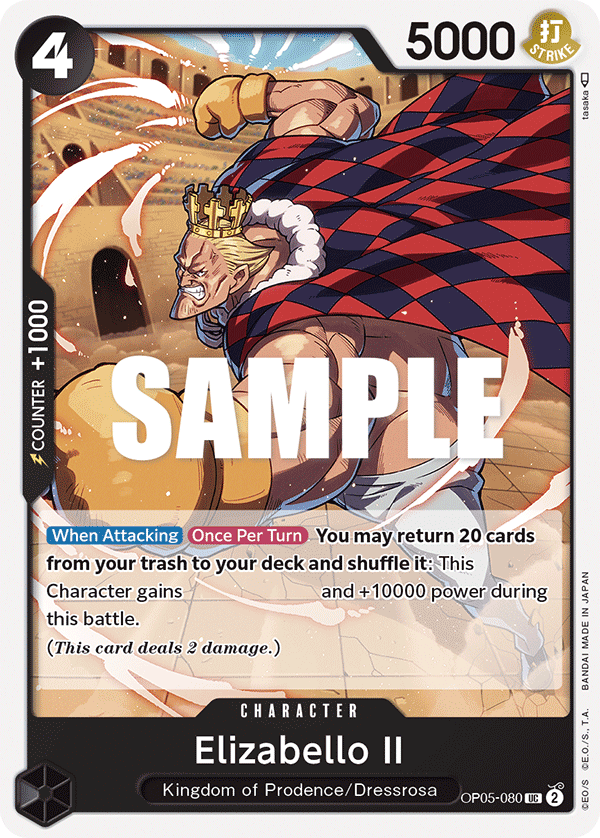 Elizabello II OP05-080 One Piece Card Game
