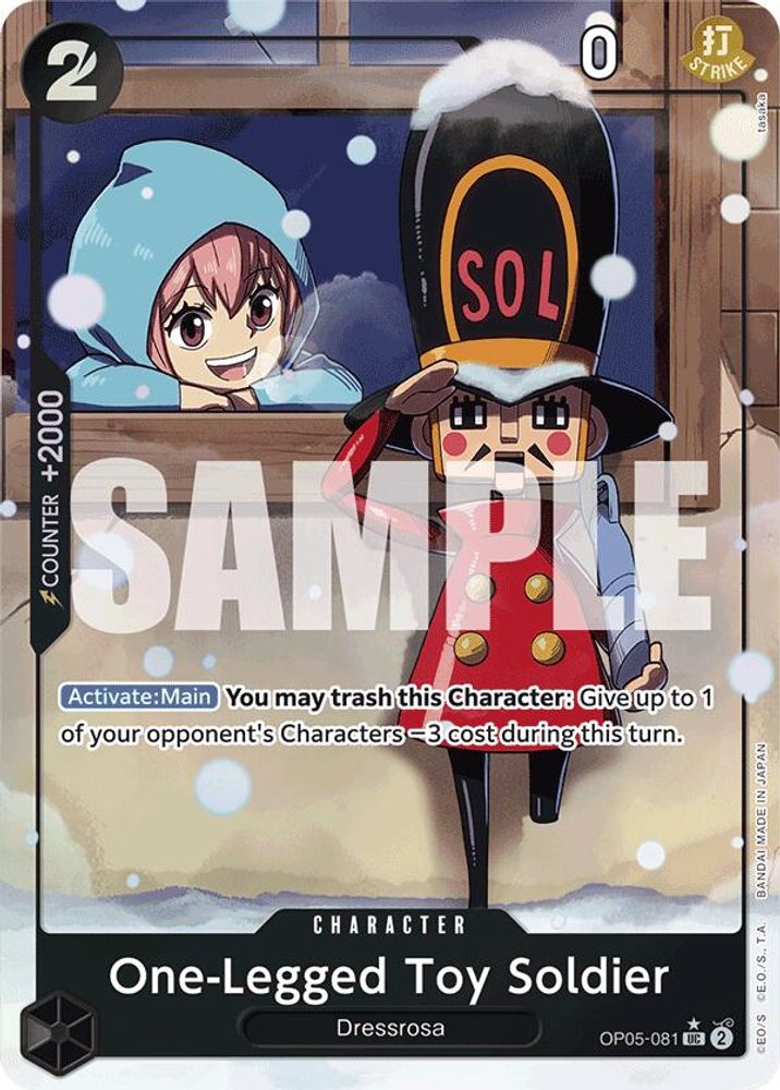 One-Legged Toy Soldier [Alternate Art PRB01] OP05-081 One Piece Card Game