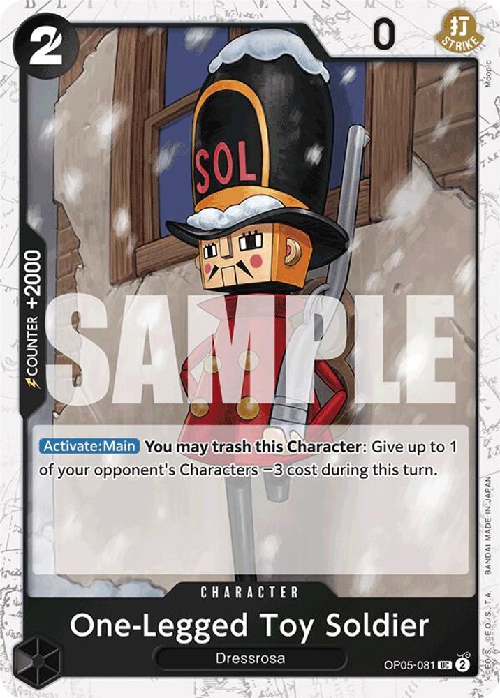 One-Legged Toy Soldier [Jolly Roger PRB01] OP05-081 One Piece Card Game