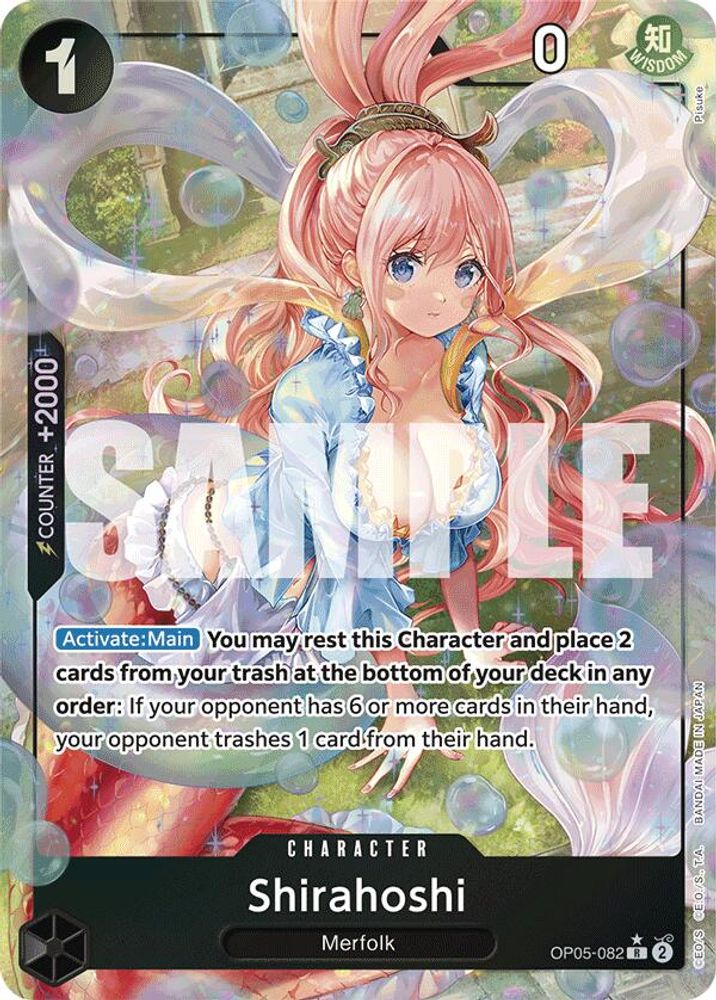 Shirahoshi [Alternate Art PRB01] OP05-082 One Piece Card Game