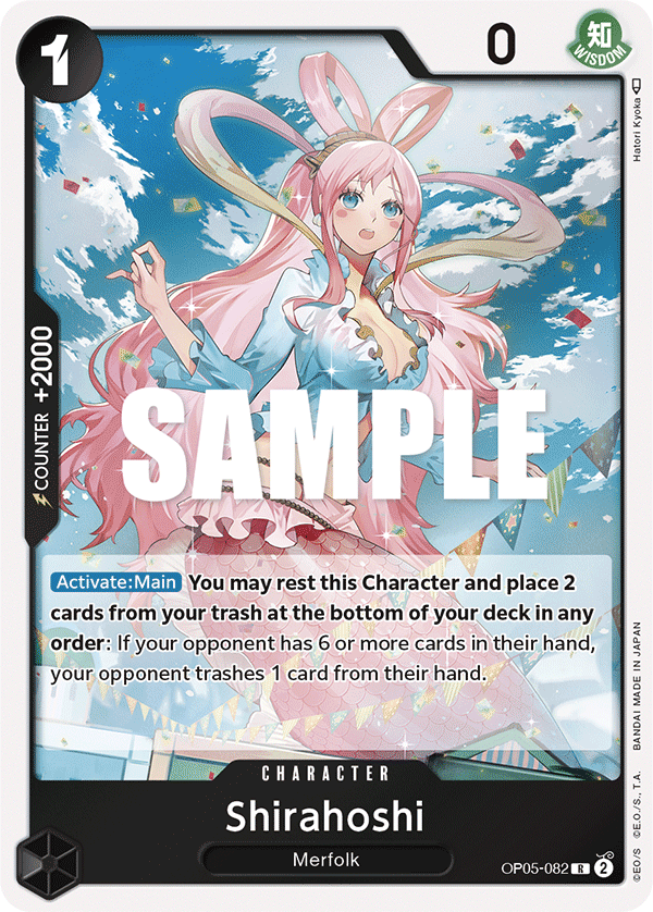 Shirahoshi [Full Art PRB01] JP OP05-082 One Piece Card Game
