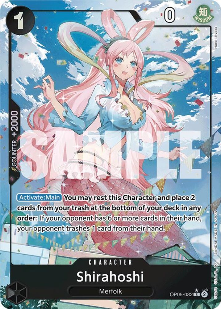 Shirahoshi [Full Art PRB01] OP05-082 One Piece Card Game