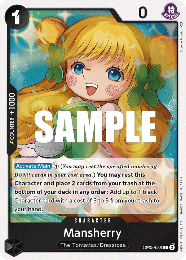 Mansherry OP05-088 One Piece Card Game