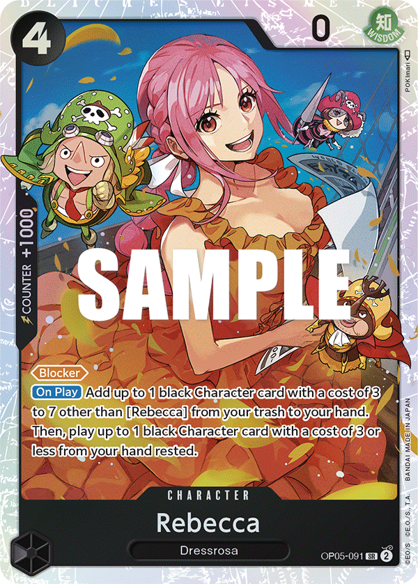 Rebecca [SP] JP OP05-091 One Piece Card Game