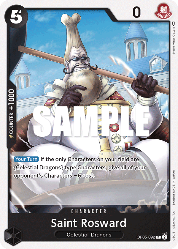 Saint Rosward OP05-092 One Piece Card Game
