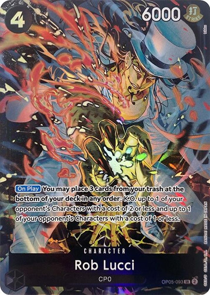 Rob Lucci [Illustration Box EX] OP05-093 One Piece Card Game