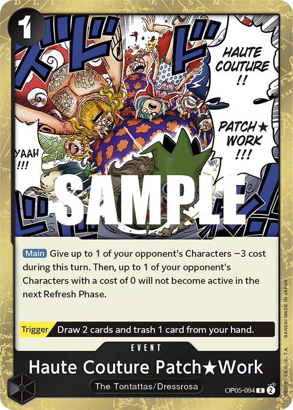 Haute Couture Patch★Work OP05-094 One Piece Card Game