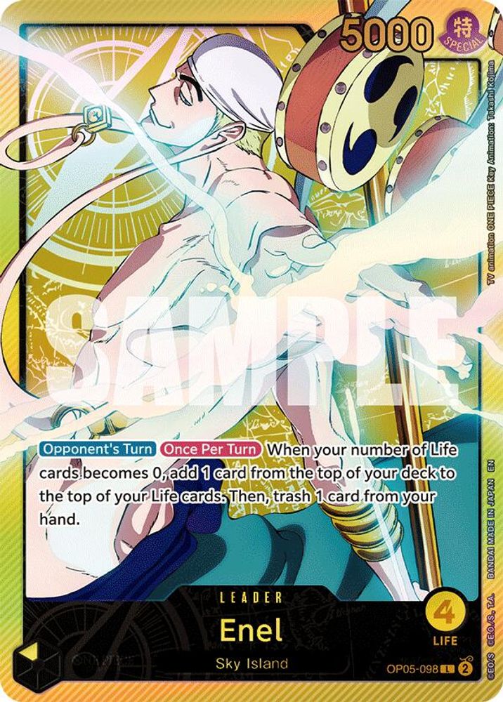 Enel [SP] OP05-098 One Piece Card Game