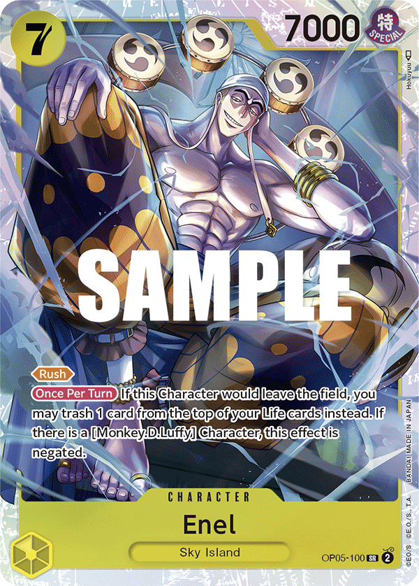 Enel OP05-100 One Piece Card Game