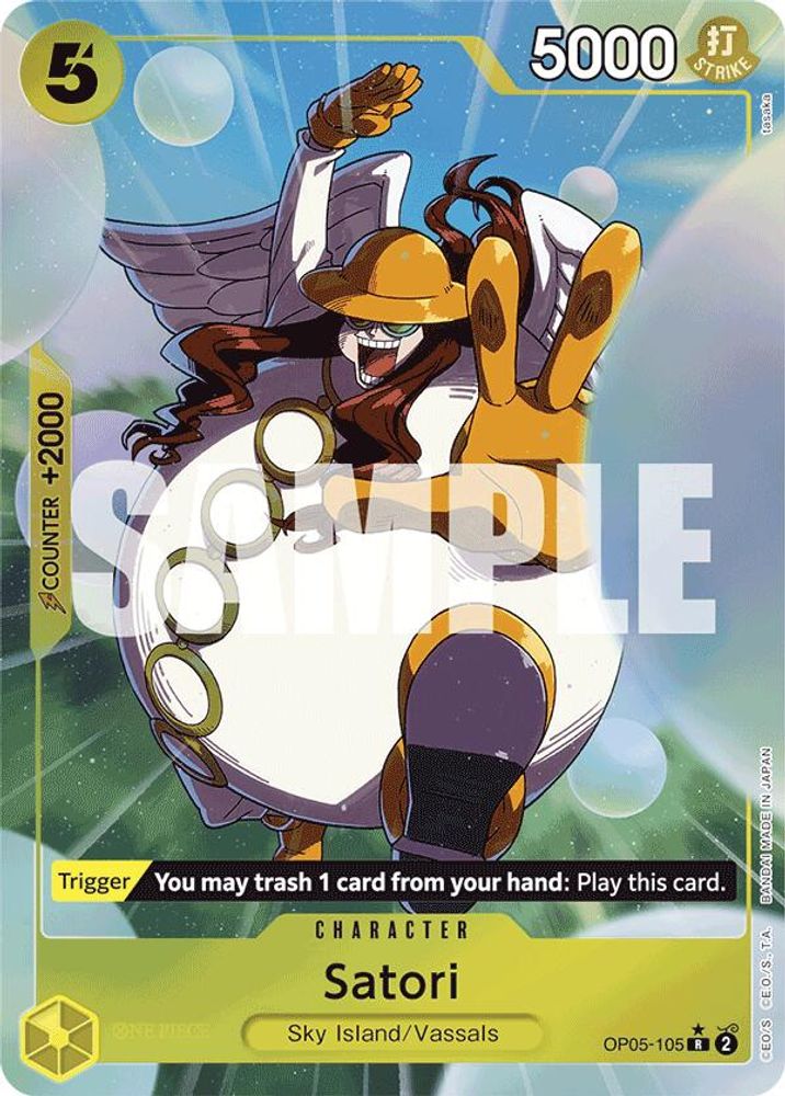 Satori [Alternate Art PRB01] OP05-105 One Piece Card Game