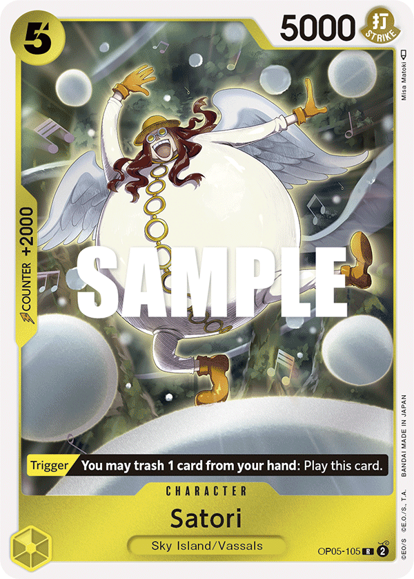 Satori [Full Art PRB01] JP OP05-105 One Piece Card Game