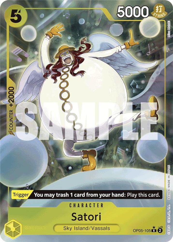 Satori [Full Art PRB01] OP05-105 One Piece Card Game