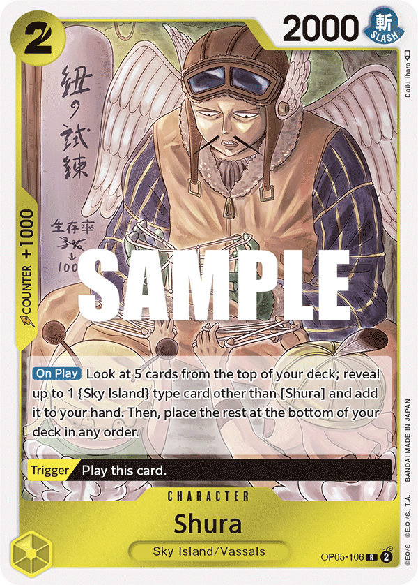 Shura OP05-106 One Piece Card Game