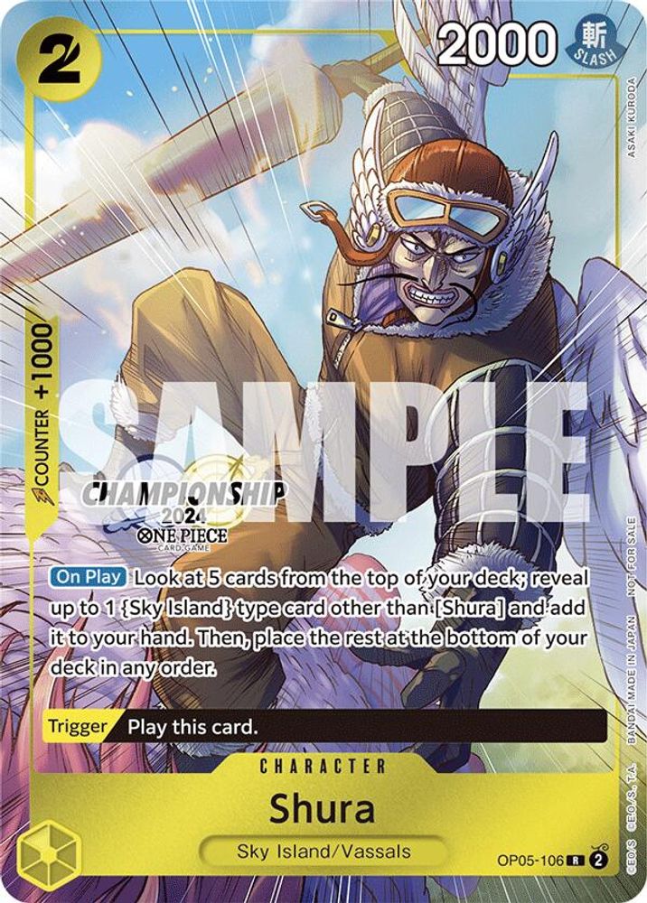 Shura [Championship 2024] OP05-106 One Piece Card Game