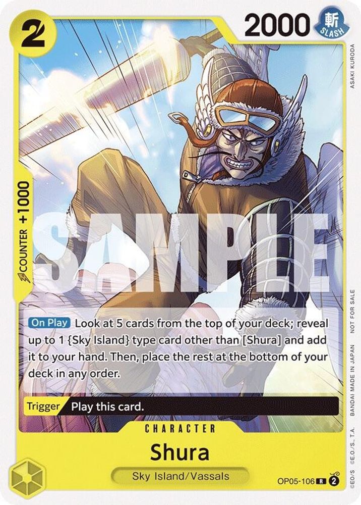 Shura [Tournament Pack Vol. 7] OP05-106 One Piece Card Game