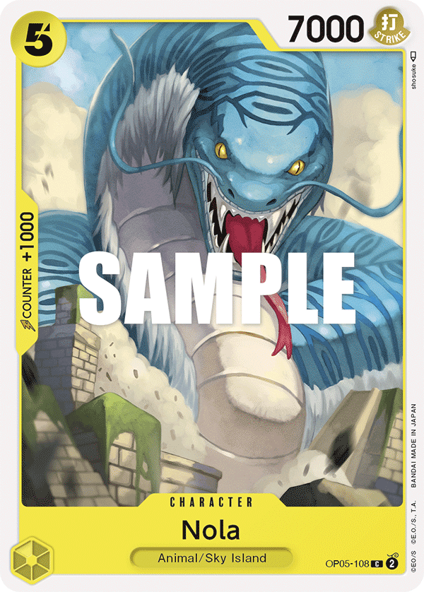 Nola OP05-108 One Piece Card Game