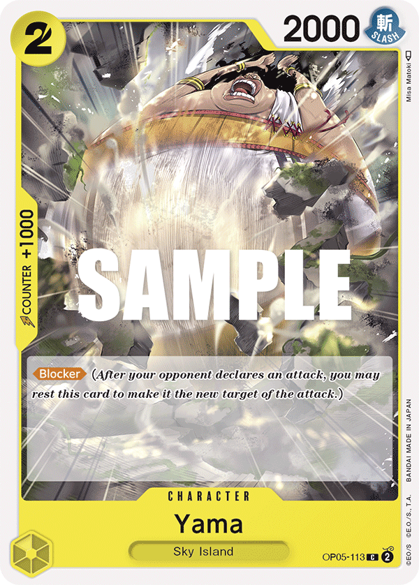 Yama OP05-113 One Piece Card Game