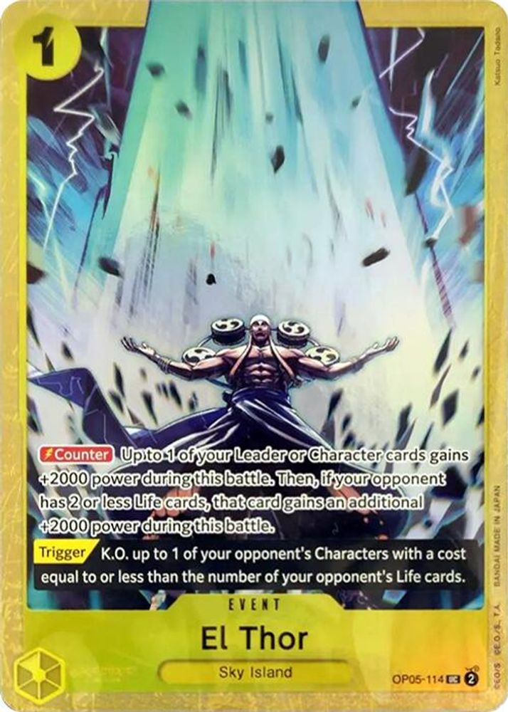 El Thor [Best Selection Vol. 2] OP05-114 One Piece Card Game